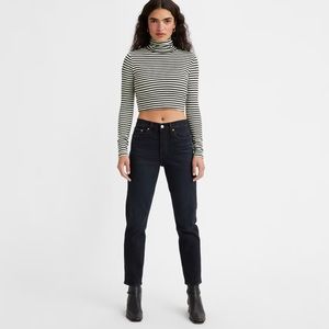 Levi’s Wedgie Icon Fit Ankle Women’s Black Jeans!